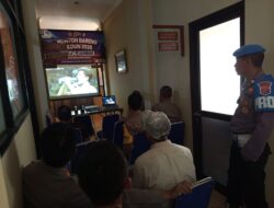 Polsek Cilegon Gelar Nobar Piala Dunia 2026 Bersama Masyarakat untuk Pererat Kemitraan Polri Untuk Masyarakat