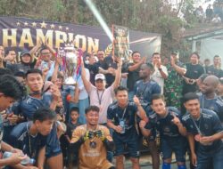 Dandim 0602 Serang Melalui Danramil 0602-21/Kopo Dampingi Gubernur Banten Dalam Puncak Final Maung Cup III 