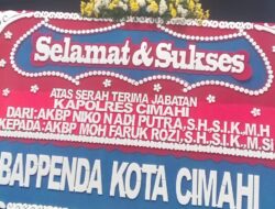 Serah Terima Jabatan Kapolres Cimahi Berlangsung Khidmat, AKBP Moh. Faruk Rozi Resmi Gantikan AKBP Niko N. Adi Putra