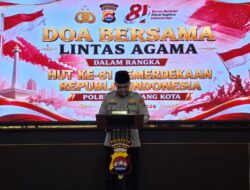 Polresta Serang Kota Gelar Doa Bersama Lintas Agama Sambut HUT Ke-81 Kemerdekaan Republik Indonesia