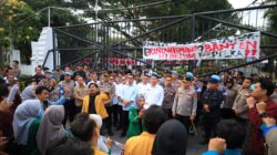 Kapolda Banten Bersama Pemprov Banten Terima Aspirasi Aliansi BEM Banten Bersatu