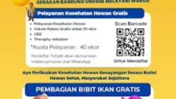 Gebyar Utama 2026 Digelar di Bandung, Warga Bisa Nikmati Layanan Kesehatan Hewan dan Bibit Ikan Gratis