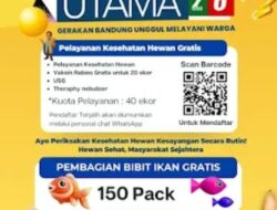 Gebyar Utama 2026 Digelar di Bandung, Warga Bisa Nikmati Layanan Kesehatan Hewan dan Bibit Ikan Gratis